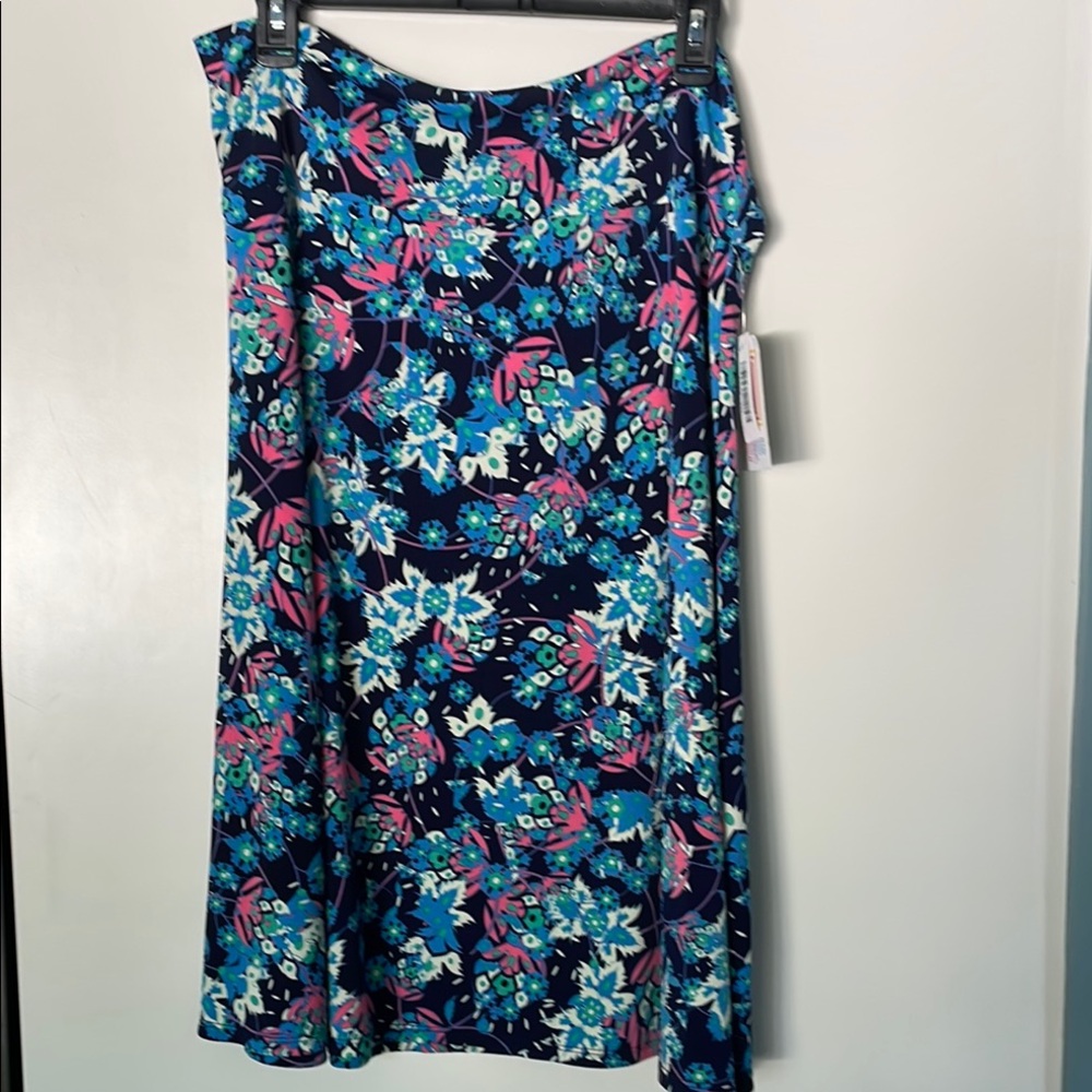 Women’s LuLaRoe Colorful Geometric Flower Print Skirt